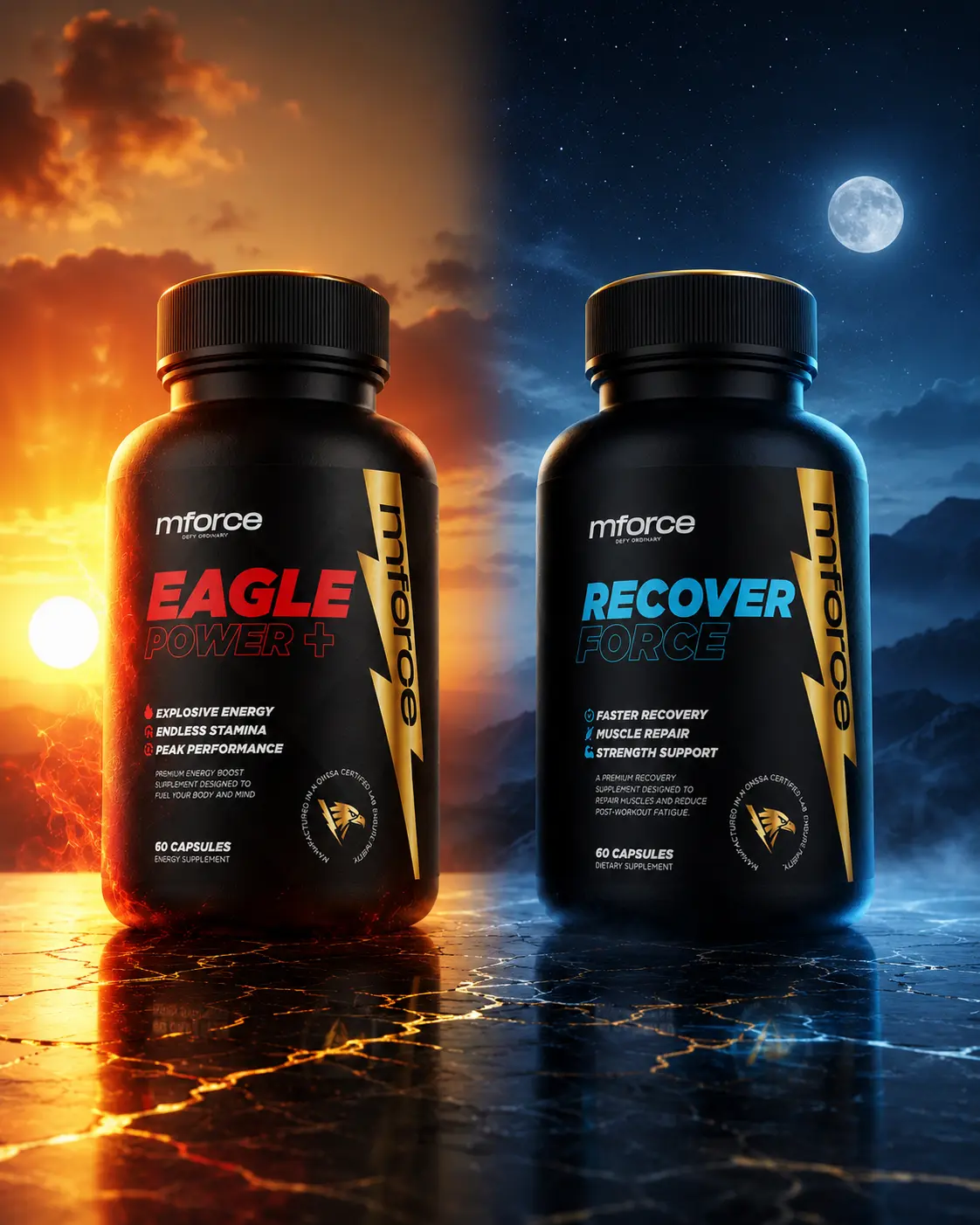 Pack EAGLE FORCE — EAGLE POWER + et RECOVER FORCE